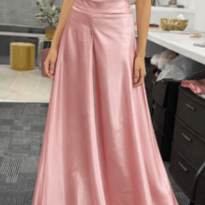 Pink Mikado Palazzo Pants